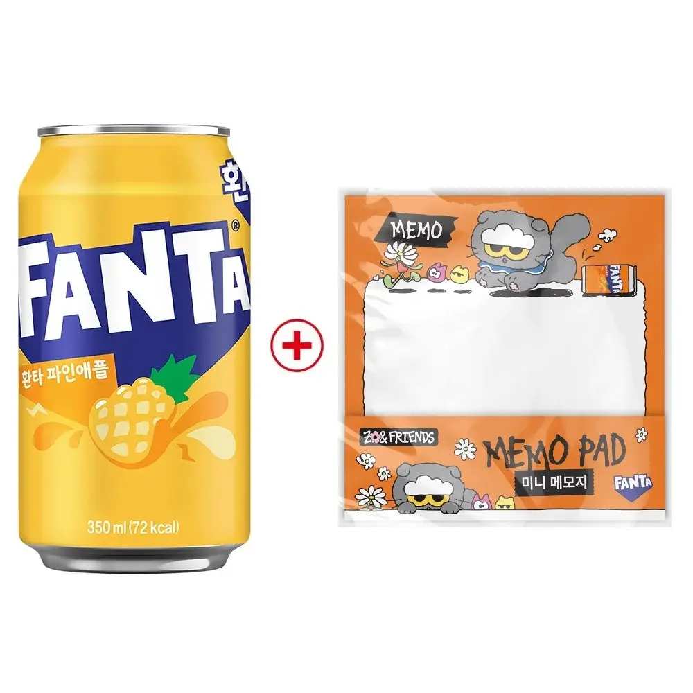 환타 파인 350ml 24입 + 조앤프렌즈 메모지