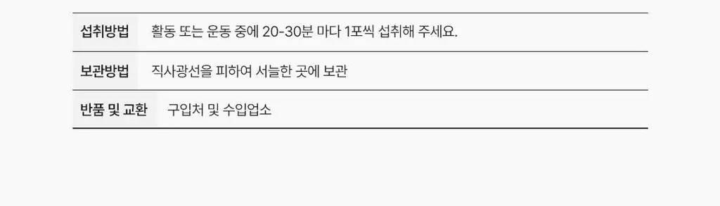 GU에너지 리퀴드 에너지 4종 택1 상세페이지 36