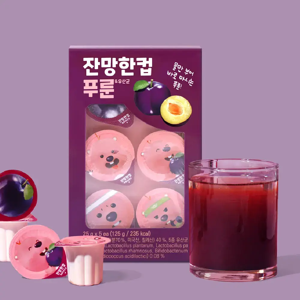 낫띵베럴 잔망한컵 푸룬&유산균 5입