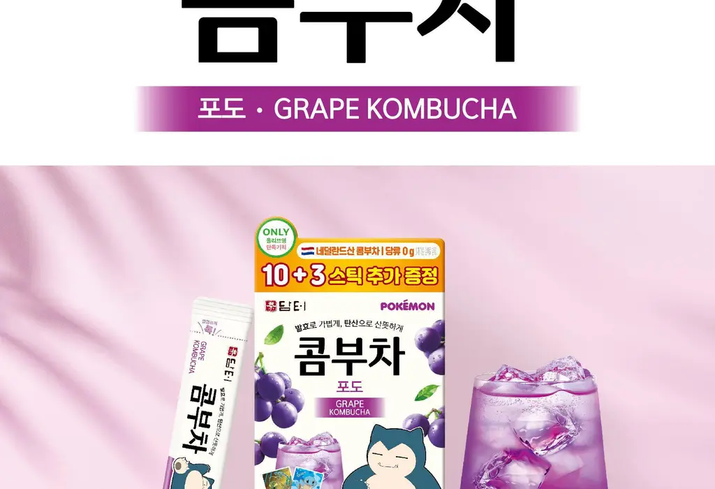 담터 포켓몬 콤부차 포도 10+3T 스티커 증정기획 상세페이지 3