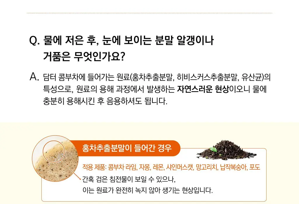 담터 포켓몬 콤부차 10T 5종 중 택1 상세페이지 100
