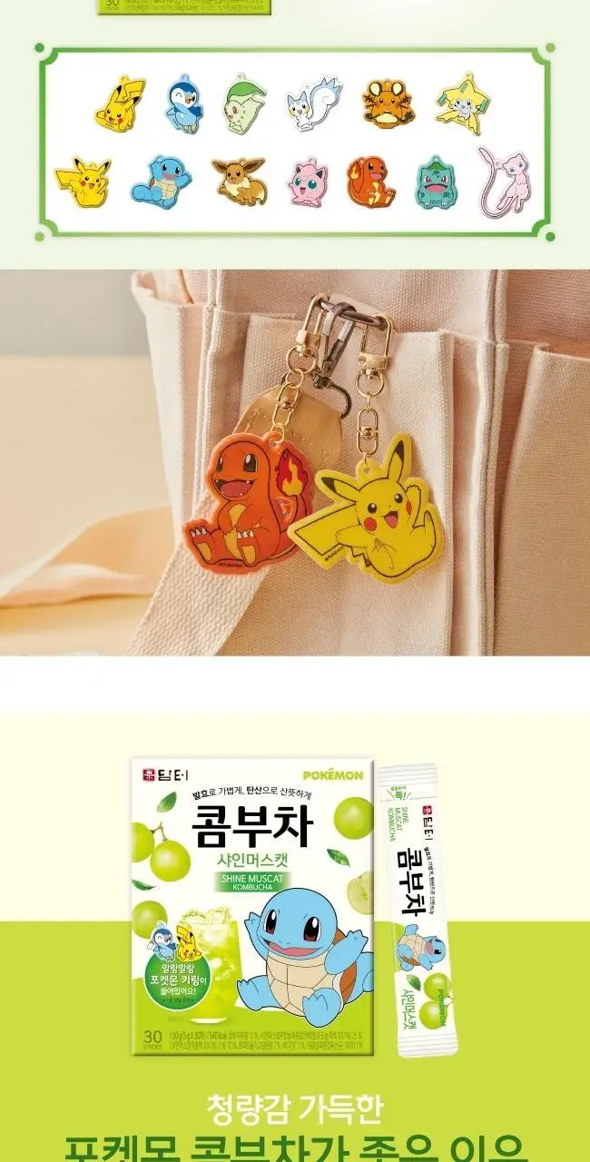 담터 포켓몬 콤부차 30T 4종 중 택1 상세페이지 13
