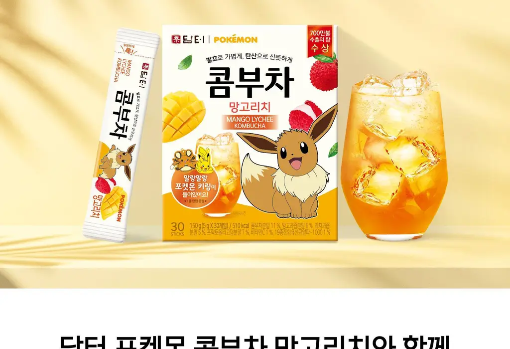 담터 포켓몬 콤부차 30T 4종 중 택1 상세페이지 35