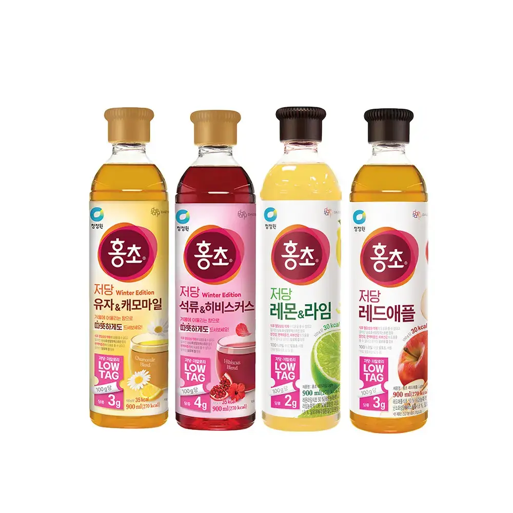 대상 청정원 저당 홍초 900ml 4종 택1