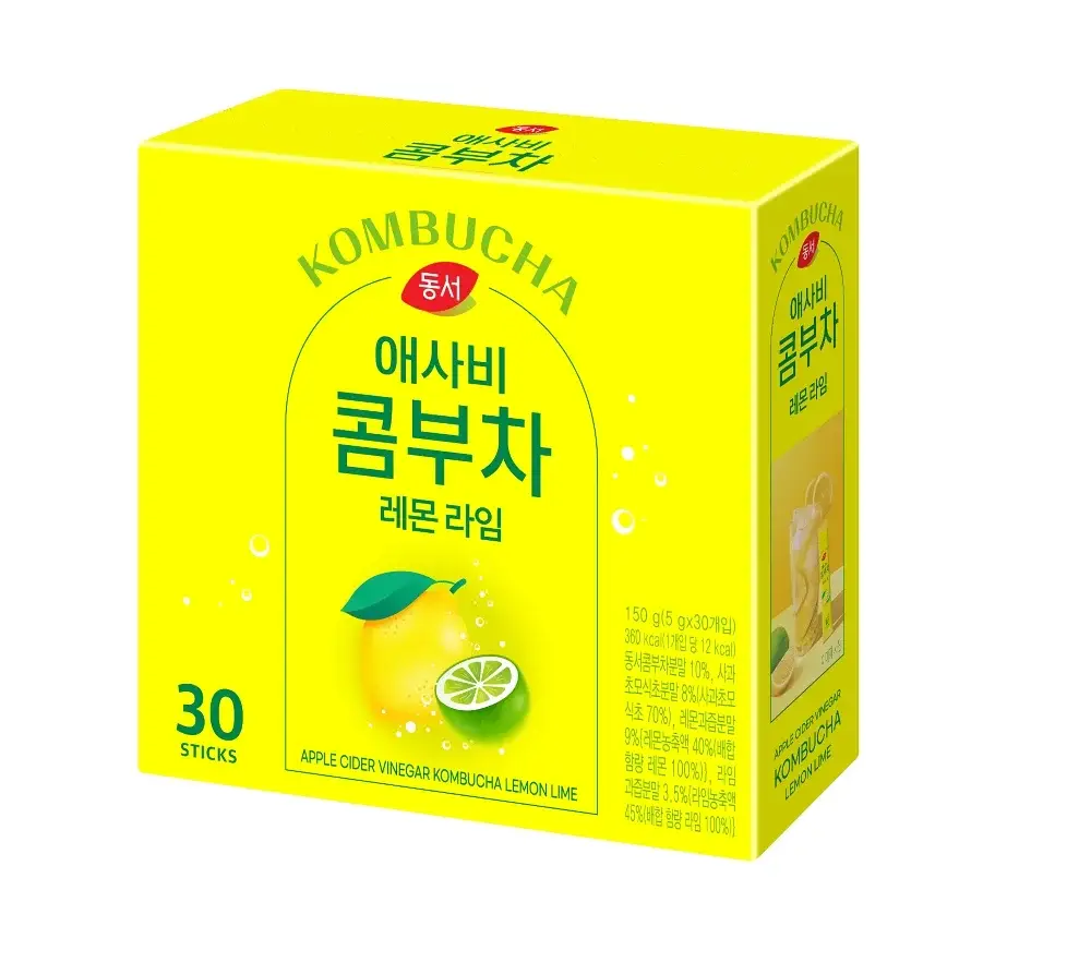 동서 애사비 콤부차 레몬라임 150g(30개)
