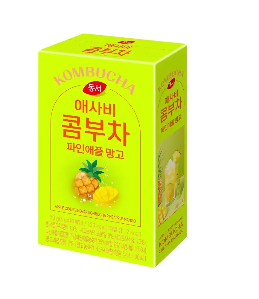 동서 애사비 콤부차 파인애플망고 50g(10개)