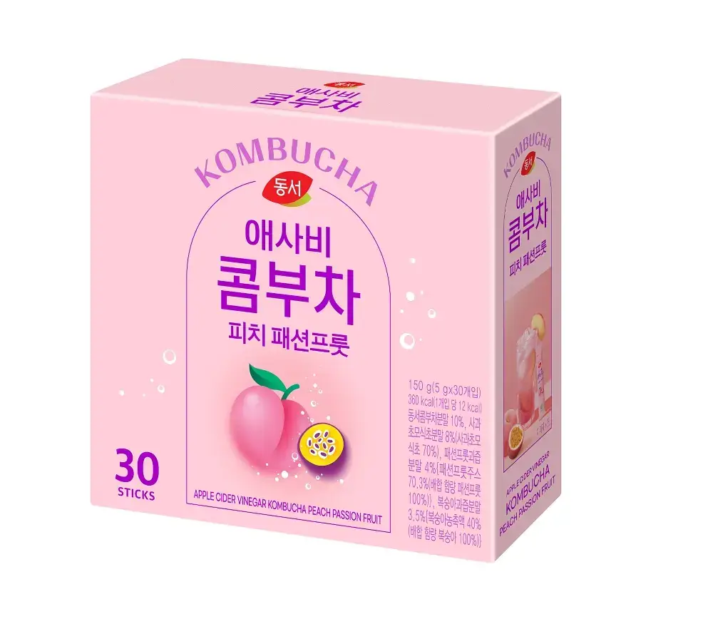 동서 애사비 콤부차 피치패션프룻 150g(30개)
