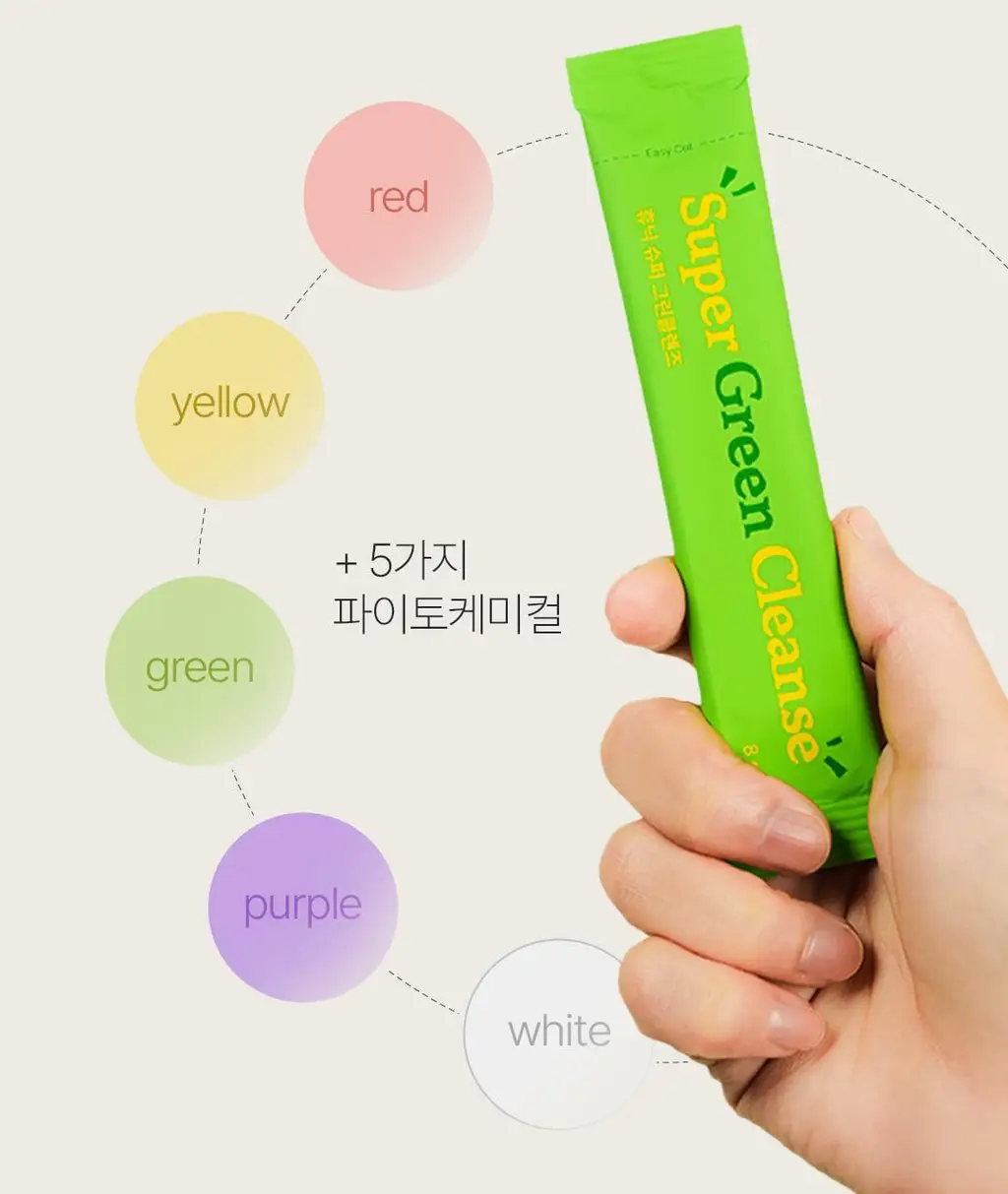 베지어트 슈퍼 그린클렌즈 파이토케미컬 레몬맛 15포 상세페이지 10
