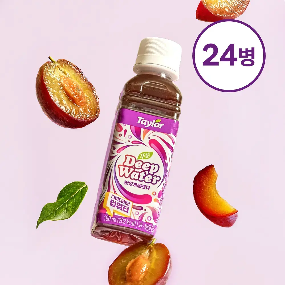 테일러 푸룬 농축 딥워터 180ml 24개입