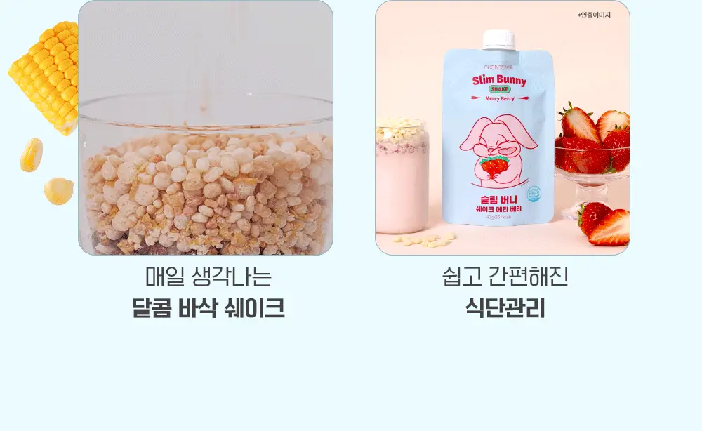 뉴베러 슬림 버니 쉐이크 40g 4종 중 택1 상세페이지 9