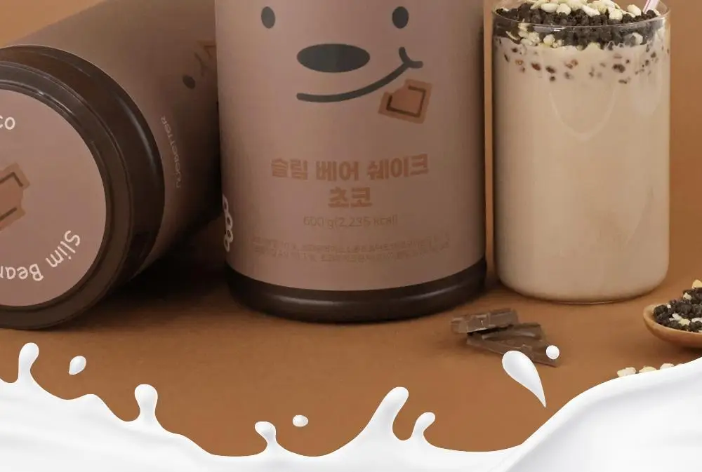뉴베러 슬림 베어 쉐이크 초코 600g 상세페이지 2