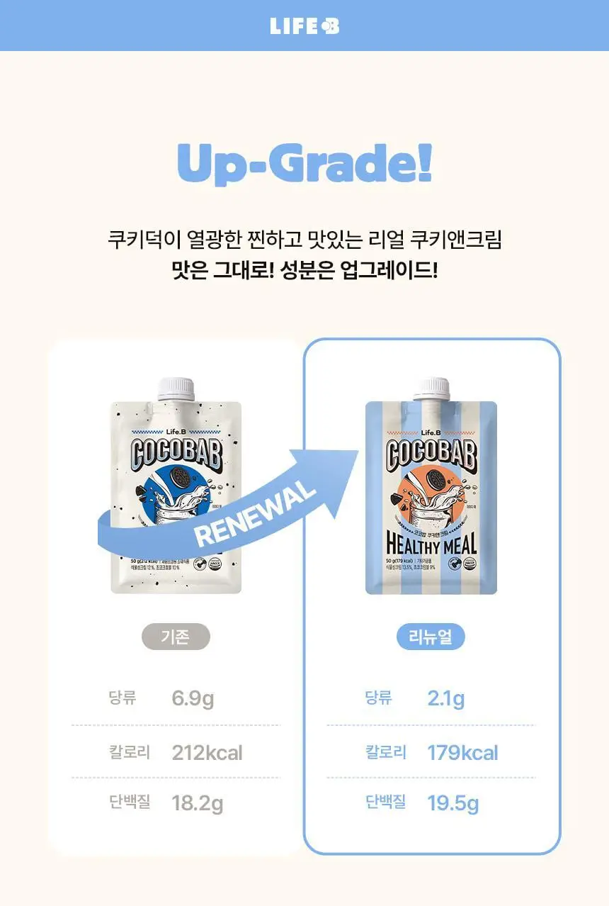 라이프비 코코밥 단백질쉐이크 50g 7개입 8종 택1 상세페이지 4