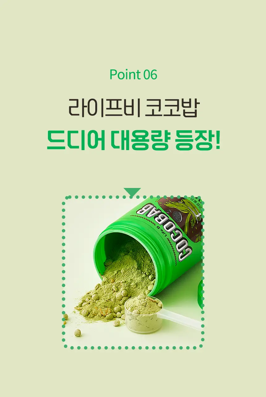 라이프비 코코밥 단백질쉐이크 600g 대용량 6종 택1 상세페이지 79