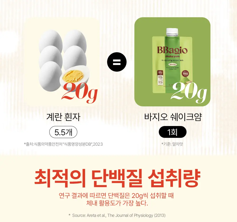 바지오 단백질 쉐이크얌 (45g X 7개) 4종 택1 상세페이지 19
