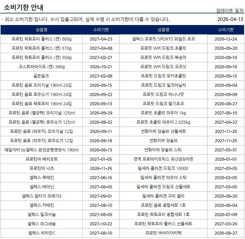 셀렉스 프로틴 음료 125ml 1박스 24팩 (오리지널/로우슈거 택1) 상세페이지 26