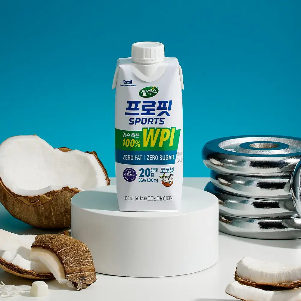 셀렉스 프로핏 100% WPI 드링크 코코넛 330ml 12입