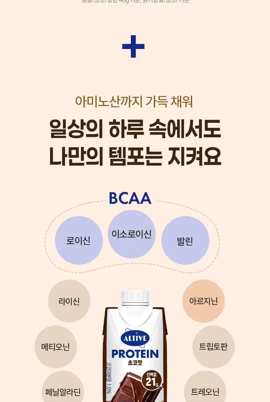 얼티브 ZERO당 프로틴 250ml 6종 택1 (밤/쌀밥/초코/바나나/피스타치오/로얄밀크티) 상세페이지 12