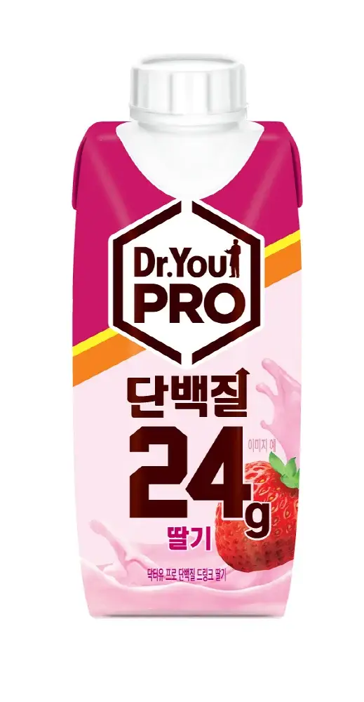 오리온 닥터유프로 드링크 단백질 딸기 250ml