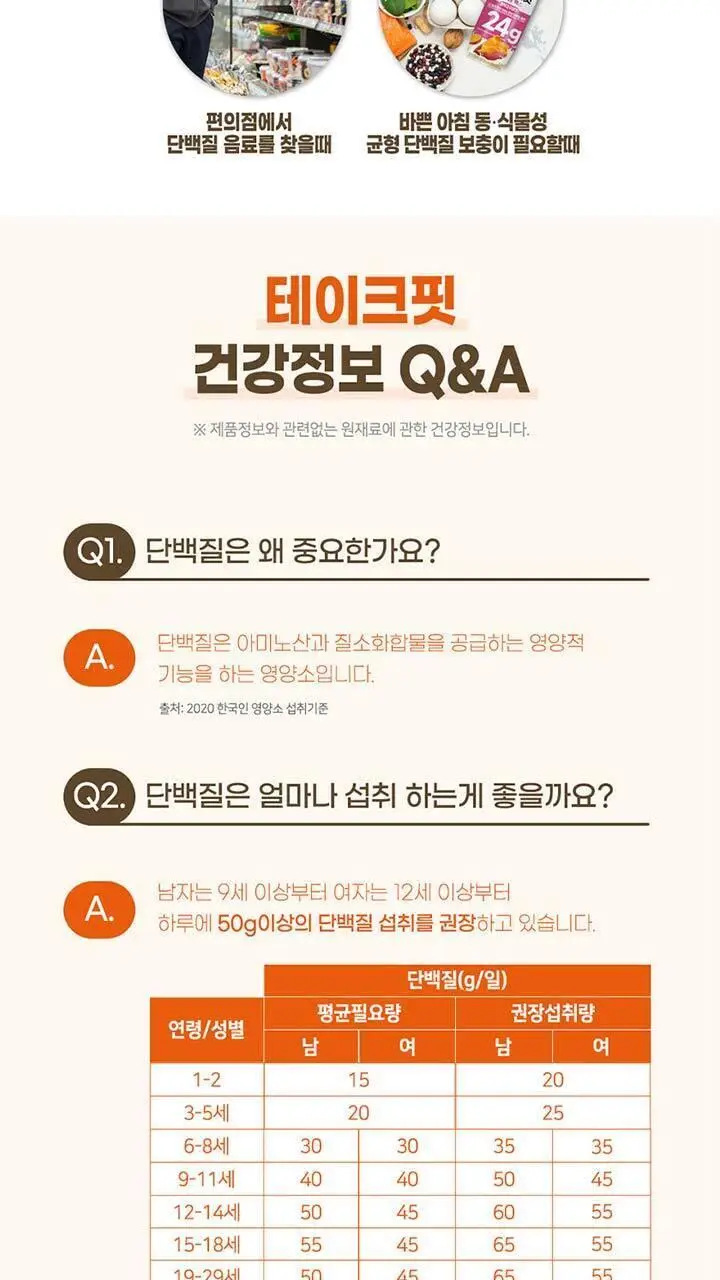 테이크핏 맥스 단백질 음료 고소한맛 250ml 상세페이지 10