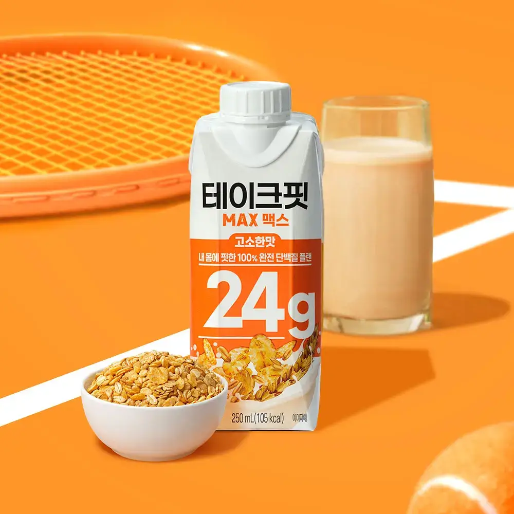 테이크핏 맥스 단백질 음료 고소한맛 250ml