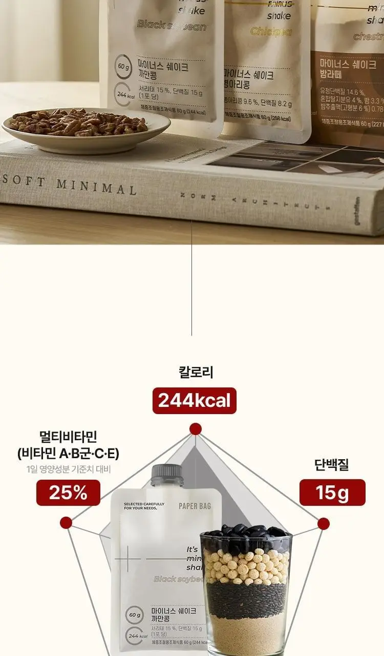 페이퍼백 마이너스 쉐이크 5종 택 1 ( 초코프로틴/까만콩/병아리콩/요거트/밤라떼) 상세페이지 68