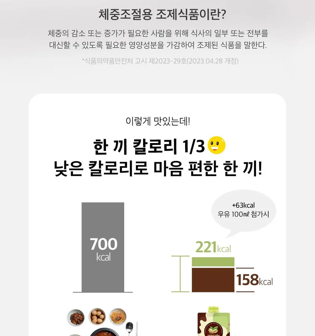 한손한끼 Petit 단백질쉐이크 대용량 490g 4종 택1 (초코/피스타치오초코/딸기/곡물) 상세페이지 39