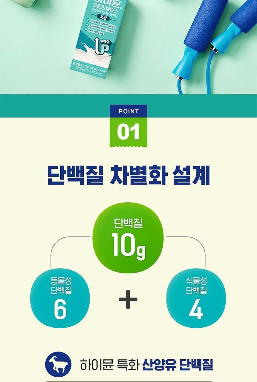 NEW 하이뮨 프로틴 밸런스 음료 저당 190ml 3종 중 선택 상세페이지 7