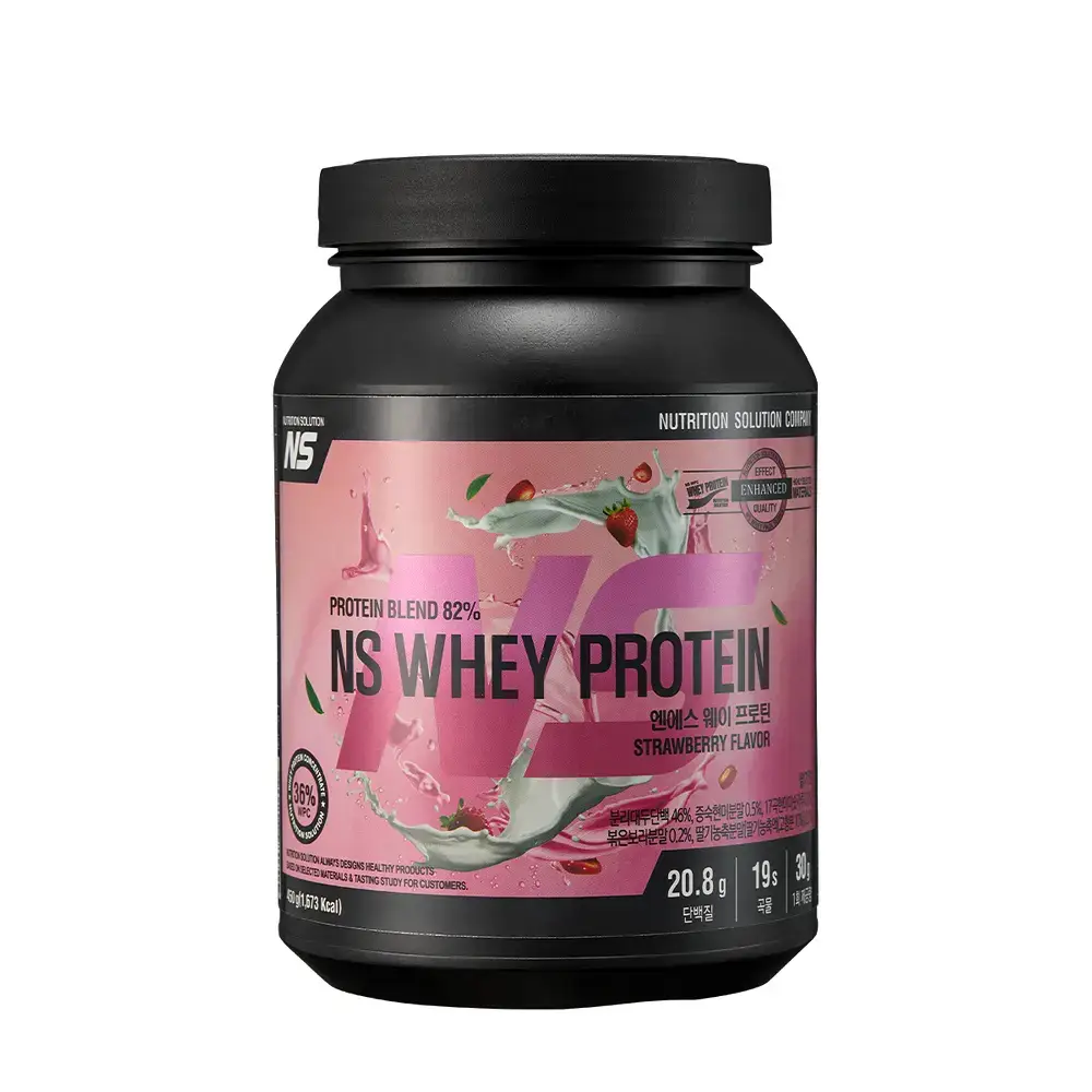 NS프로틴 웨이 프로틴 450g 딸기맛