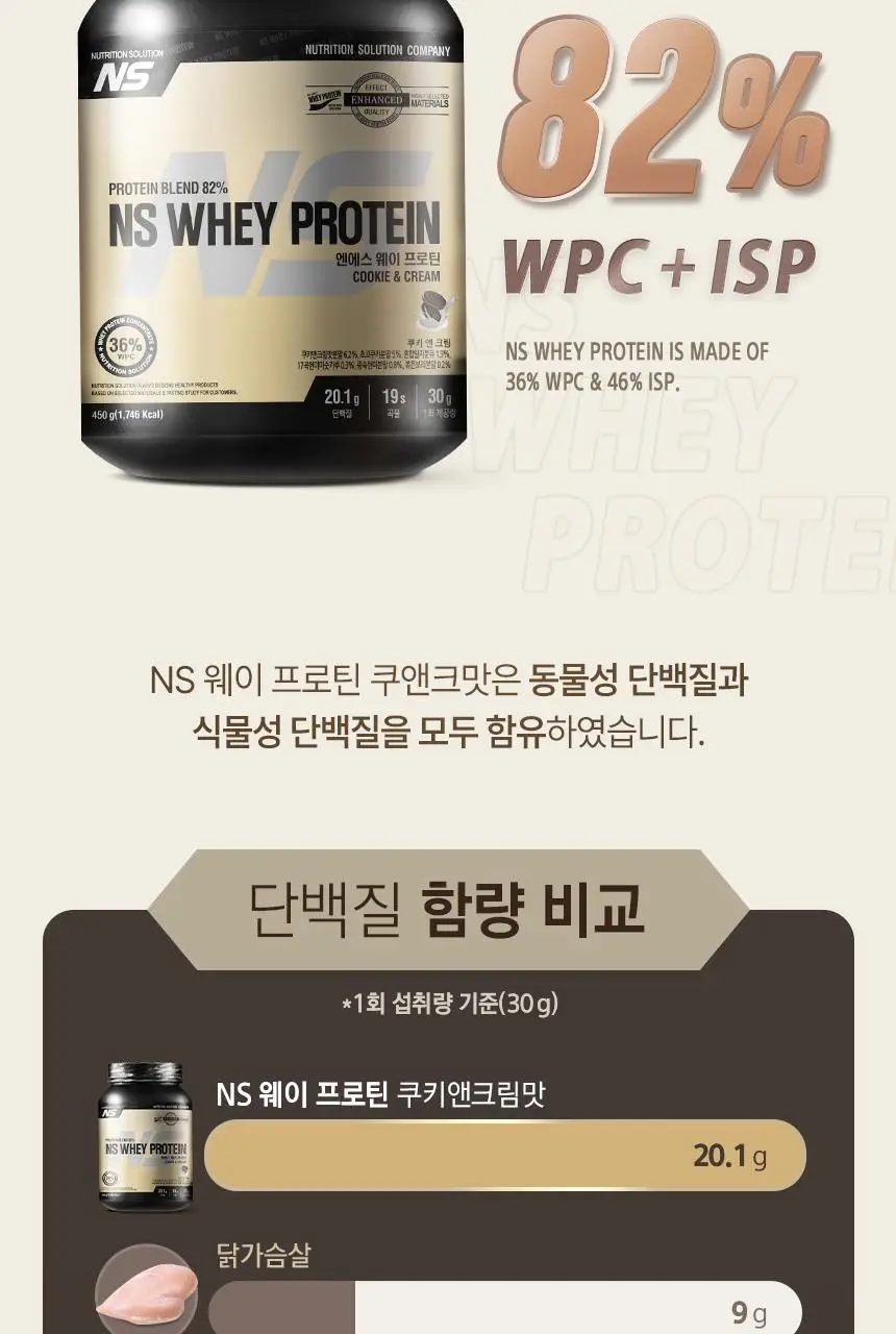NS프로틴 웨이 프로틴 450g 쿠키앤크림맛 상세페이지 14