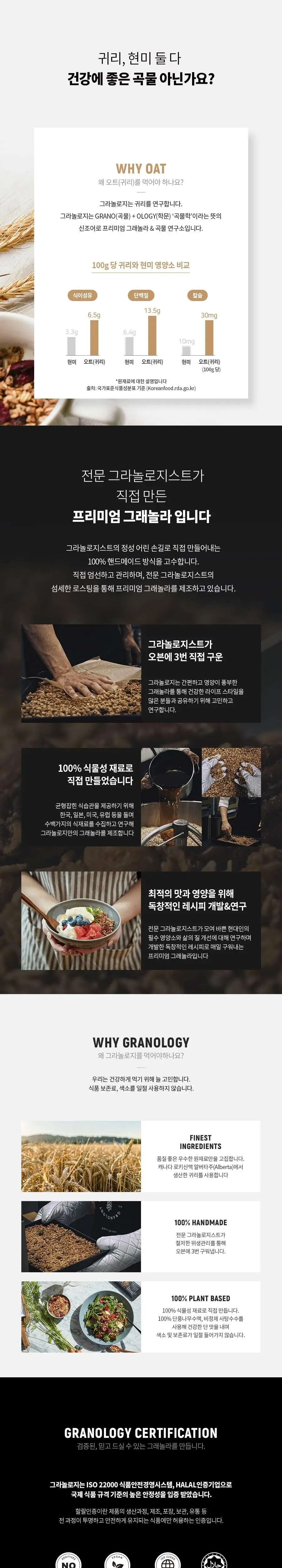 그라놀로지 그래놀라 440g 7종 택1 상세페이지 3