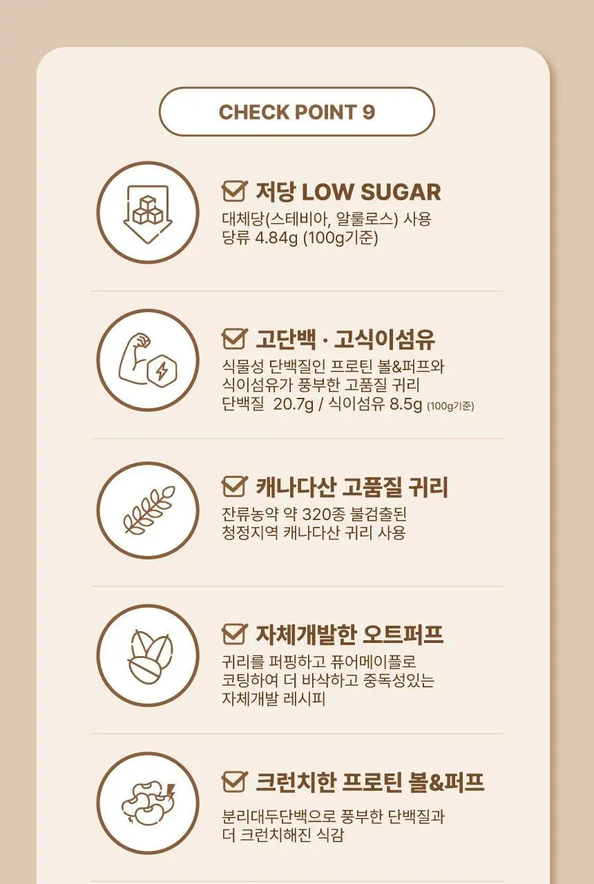 그라놀로지 Gr+ 저당 프로틴 그래놀라 시그니처 340g 상세페이지 8