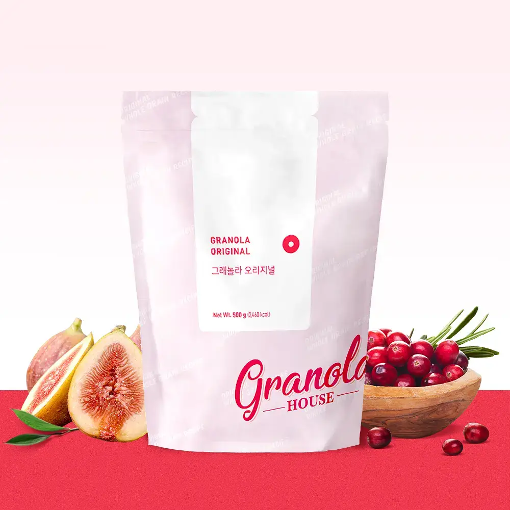 그래놀라하우스 수제 대용량 그래놀라 500g 4종
