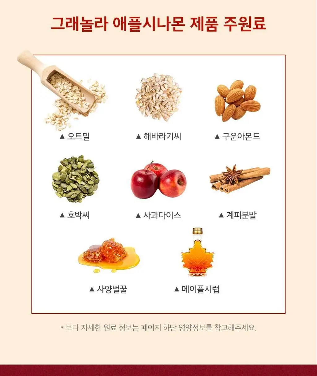 그래놀라하우스 홈메이드셀렉션 4입 수제 그래놀라 선물세트 상세페이지 18