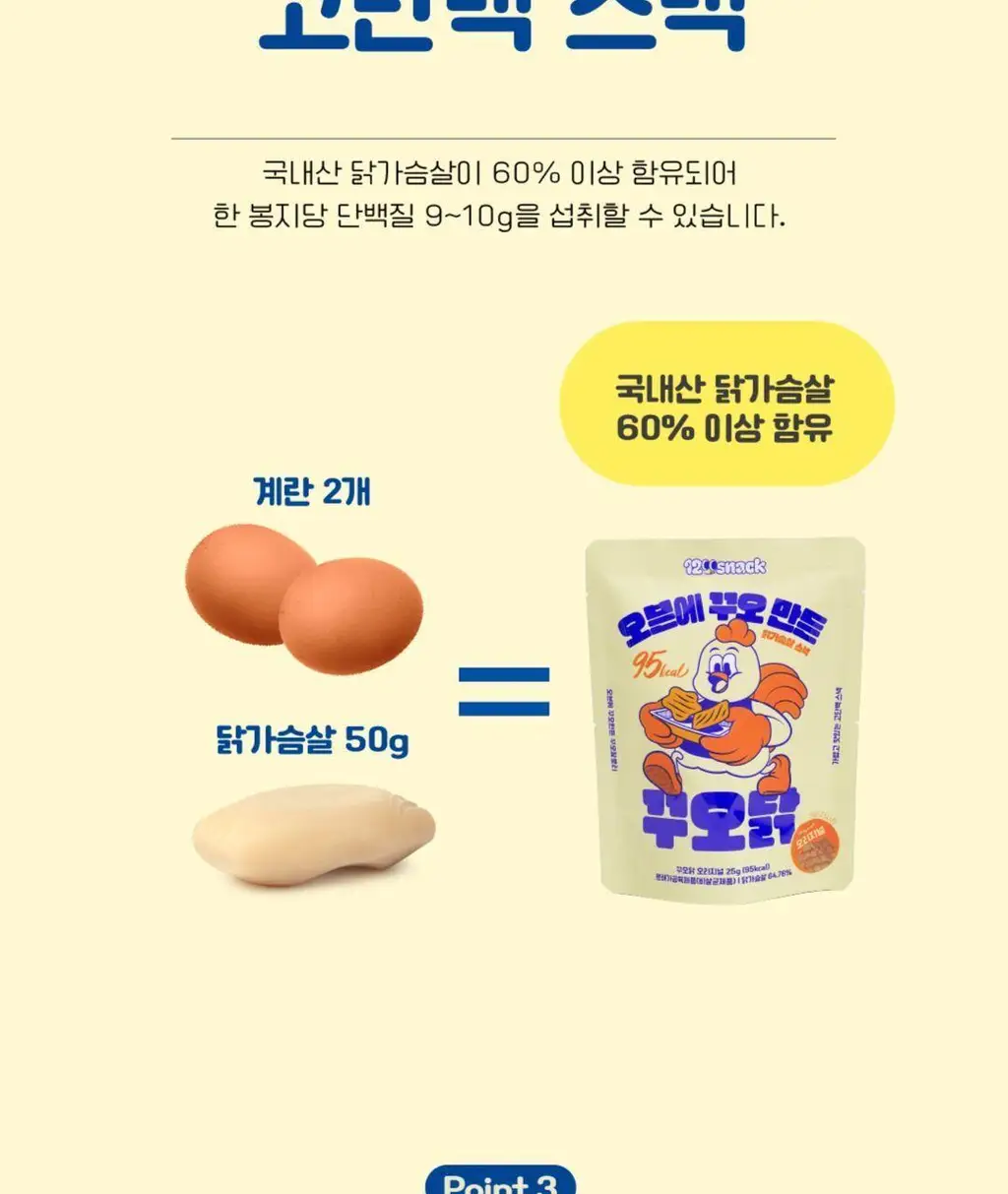 꾸오닭 오븐에 꾸오 만든 꾸오닭 불닭맛 25g 상세페이지 9