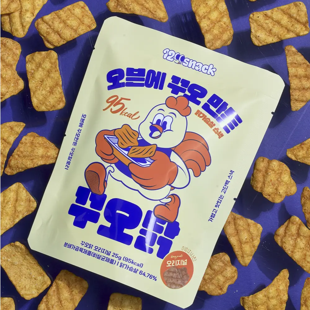 꾸오닭 오븐에 꾸오 만든 꾸오닭 오리지널 25g