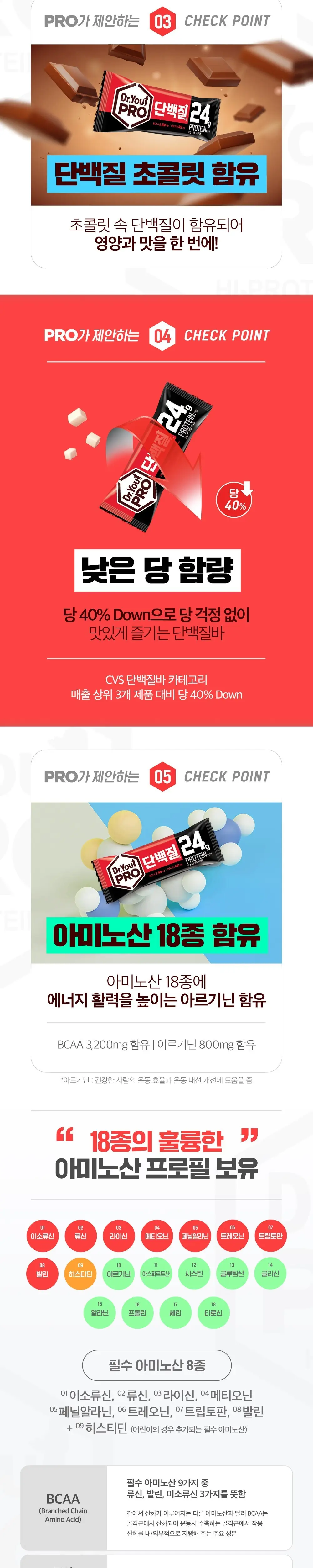 닥터유 프로 단백질바 70g 1P 상세페이지 2