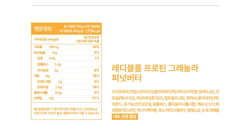 레디블룸 프로틴 그래놀라 160g 3종 택1 상세페이지 28