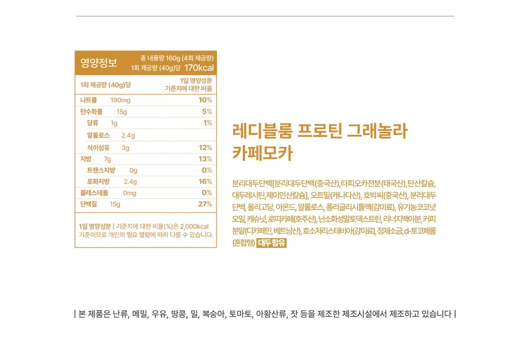 레디블룸 프로틴 그래놀라 160g 3종 택1 상세페이지 29