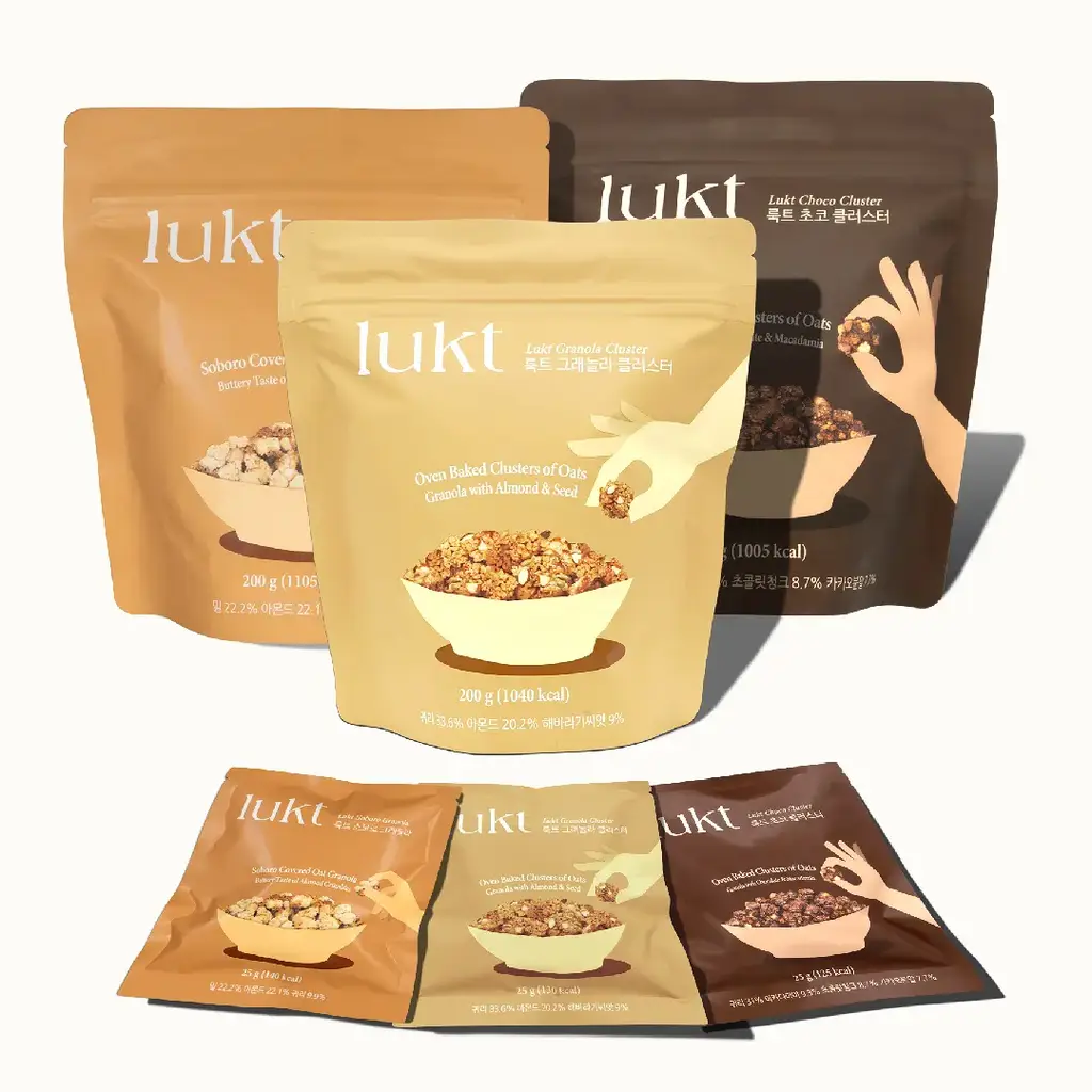 룩트 그래놀라 토핑(25g/200g) 3종 택 1(오리지널/소보로/초코)