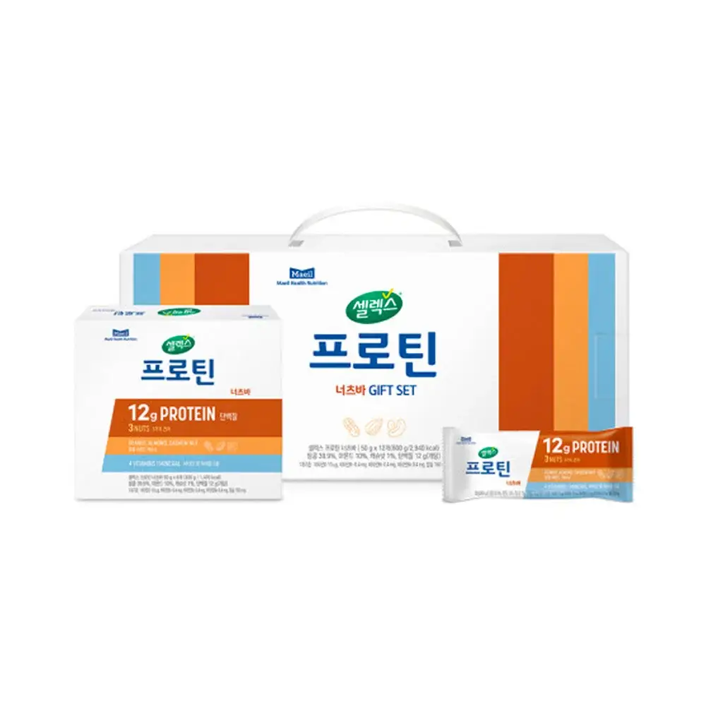 셀렉스 프로틴바 너츠 선물세트 50g 12개입