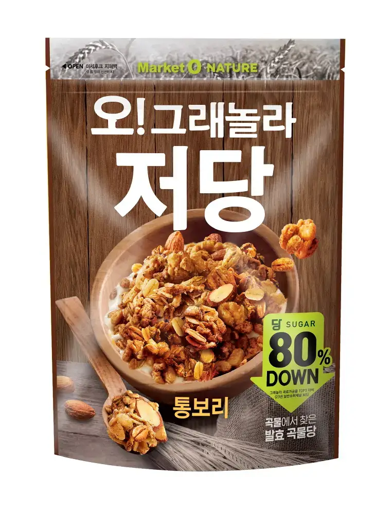 오리온 마켓오네이처 오그래놀라 저당 통보리 360g