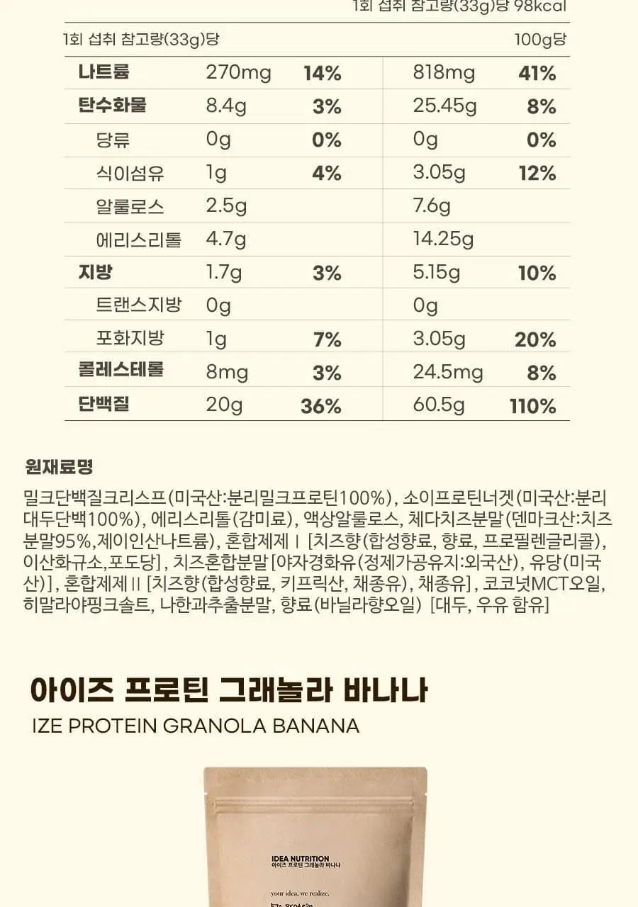 이데아뉴트리션 아이즈 프로틴 그래놀라 6종 택 1 상세페이지 38