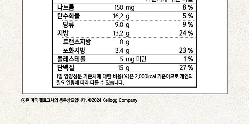 켈로그 단백질바K 50g 상세페이지 6
