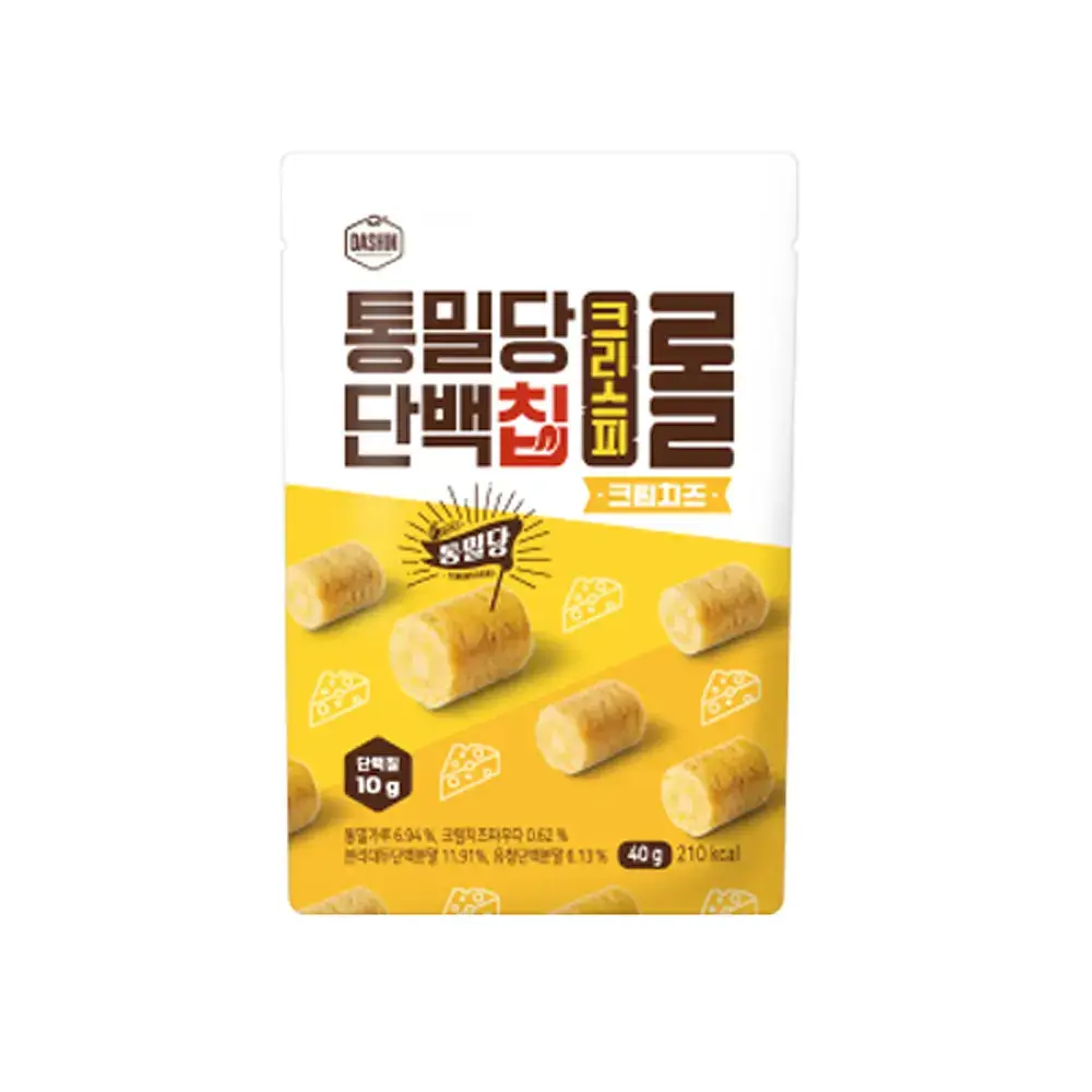통밀당 단백칩 크리스피롤 크림치즈40g