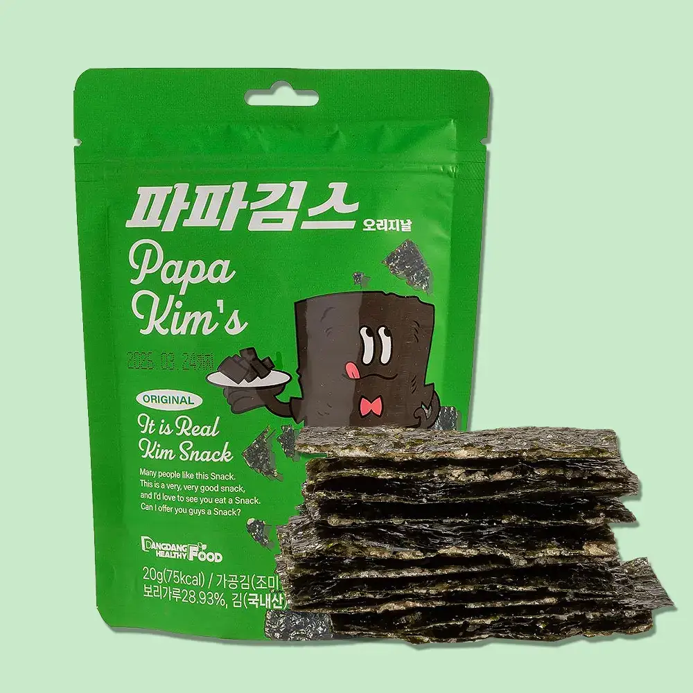 파파김스 오리지널 김과자 20g