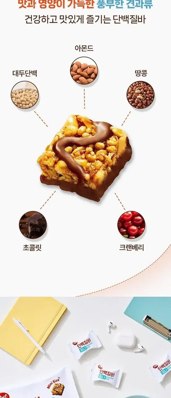 포스트 단백질바 미니 231g (21입) 상세페이지 5