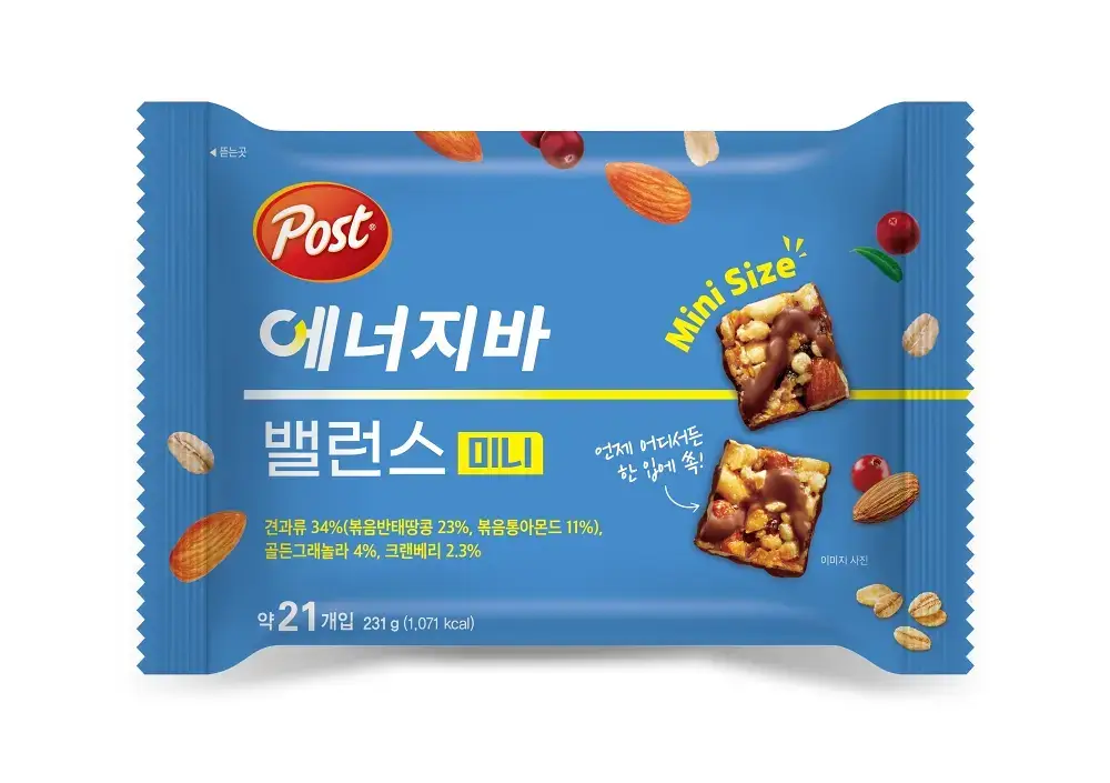 포스트 에너지바 밸런스 미니 231g (21입)