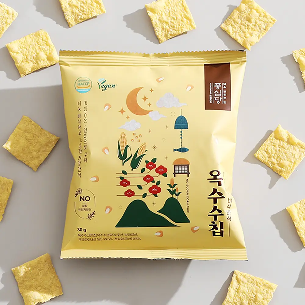 풍심당 바삭바삭 무설탕 옥수수칩 30g