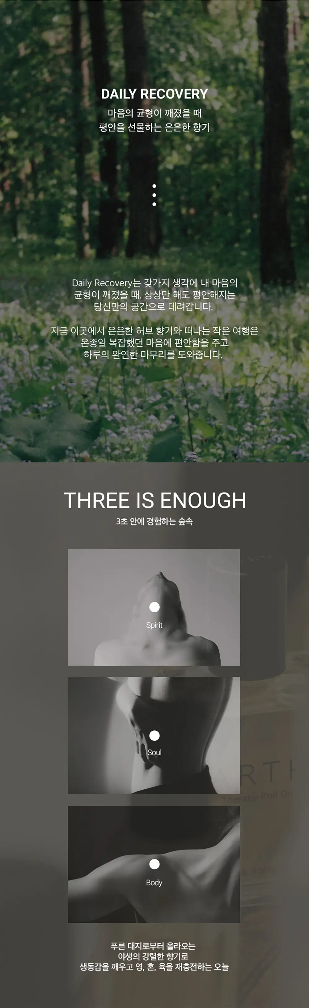 어스 테라피 롤온 15ml 데일리 리커버리 상세페이지 2