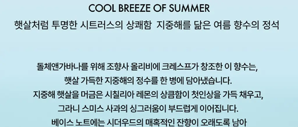 돌체앤가바나 라이트 블루 EDT 50ml+1.5ml 기획 세트 (온) 상세페이지 6